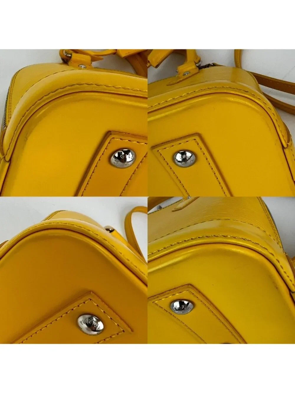 LOUIS VUITTON Alma BB Epi Leather Shoulder Bag